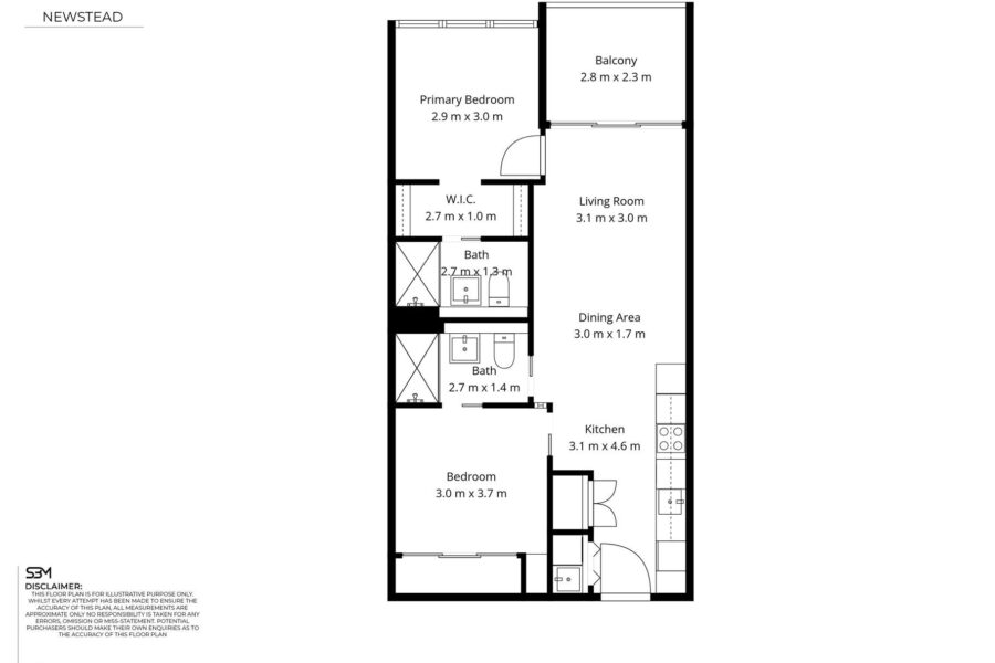 212/42 Wyandra St Newstead , QLD 4006 Australia